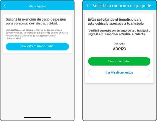 Iniciar la Solicitud del Pase Libre por discapacidad